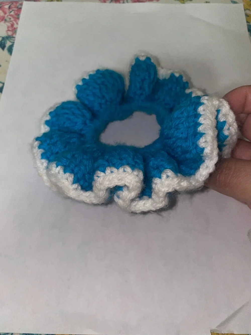 Crochet scrunchie